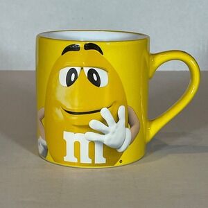 Yellow M&M Character Ceramic Coffee Mug Official Licensed 2017 Collectible Mug